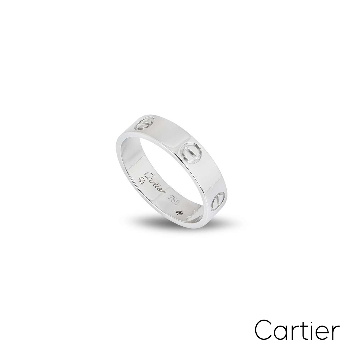 Cartier White Gold Love Ring Size 63 B4084700
